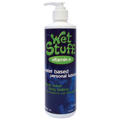 Wet Stuff Vitamin E 550ml Pump Waterbased Lubricant