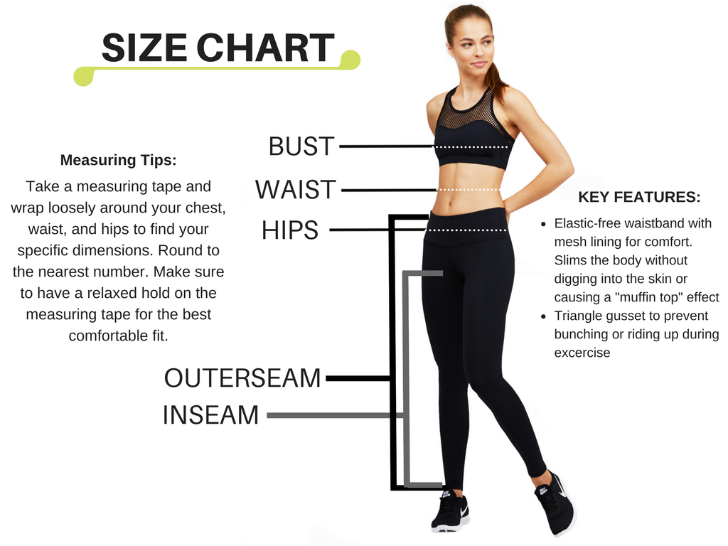 Crz Yoga Size Chart