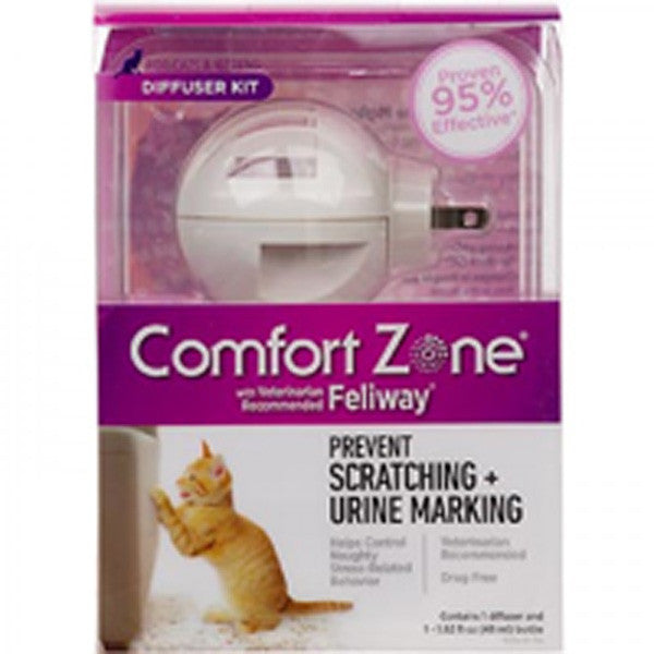 Comfort Zone With Feliway Stress Reducing Pheremones Diffuser