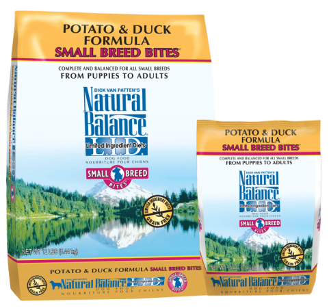 natural balance duck and potato small bites