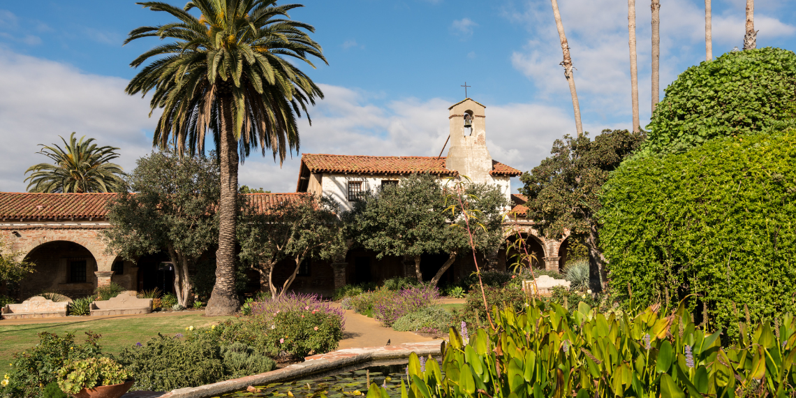 San Juan Capistrano Mission: A timeless sanctuary of intricate architecture and serene courtyards. The sunlight illuminates the rustic textures, inviting exploration and reflection.
