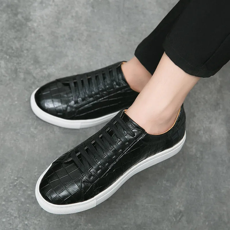 Men's Loafers Flat Casual Leather Shoes