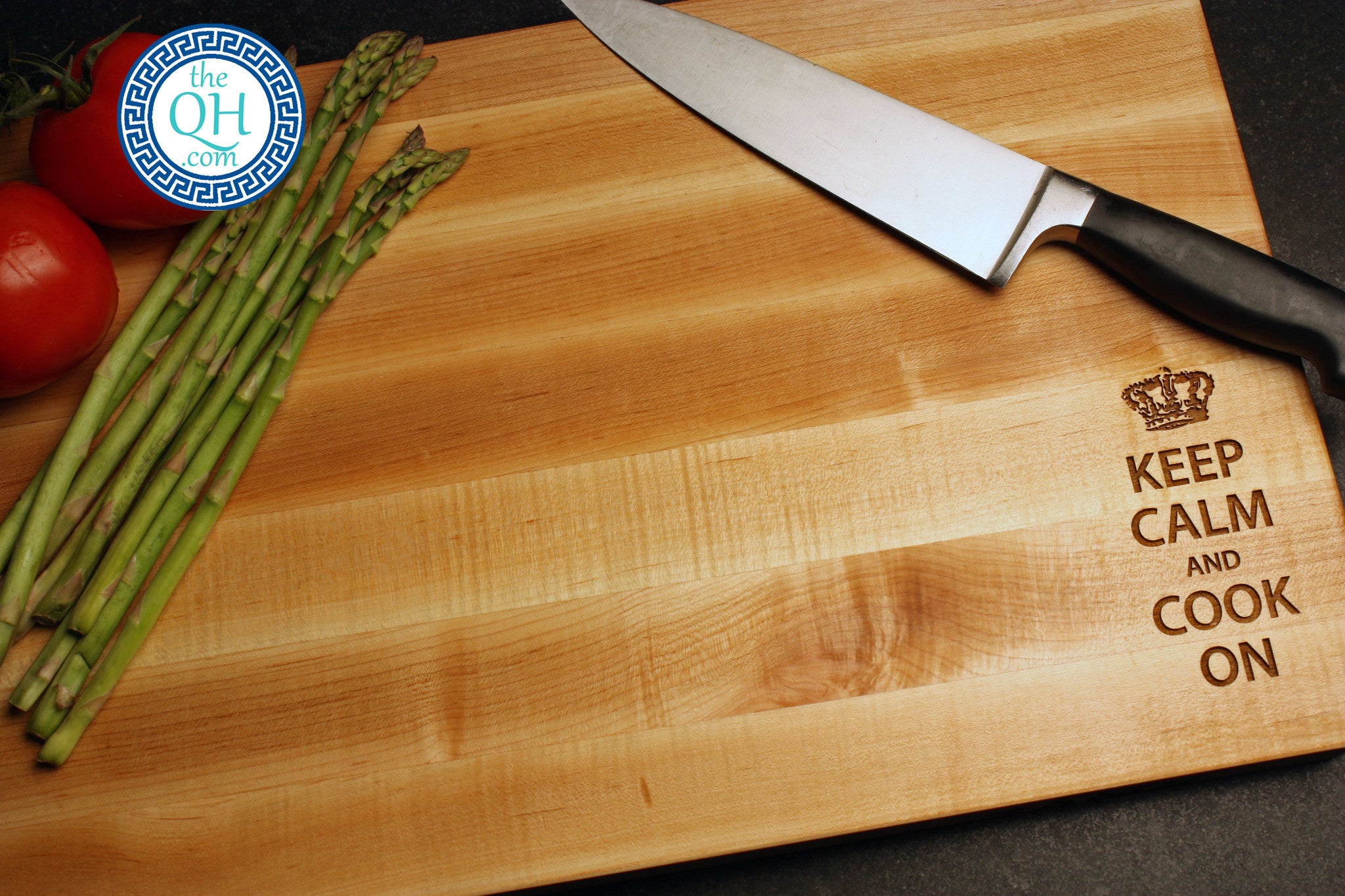 BOOS Personalized Cutting Board | Keep Calm & Cook On