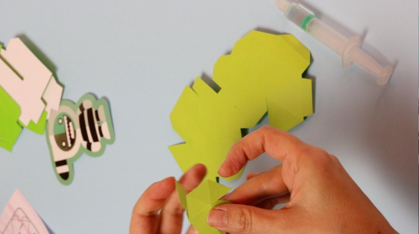 Cactus Paper Toy, Armable Original e interactivo Diseñado por Proyecto Ensamble