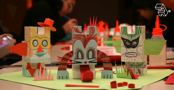 Origami y Paper Toy Workshop, Proyecto Ensamble junio 2013, en juventud providencia