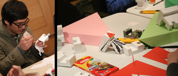 Origami y Paper Toy Workshop, Proyecto Ensamble junio 2013, en juventud providencia