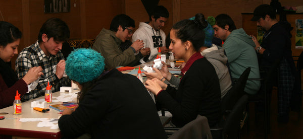 Origami y Paper Toy Workshop, Proyecto Ensamble junio 2013, en juventud providencia