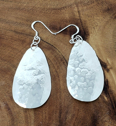 Sterling Silver Upside Down Teardrop Earrings