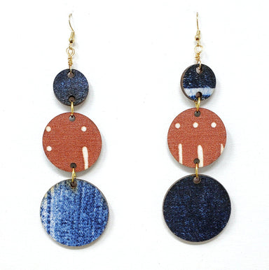 Fairdeen Denim Earrings