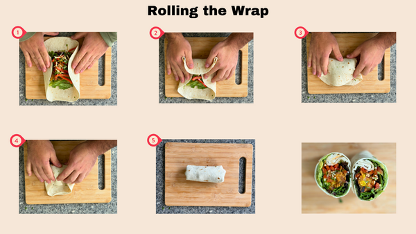 tortilla wrapping instructions