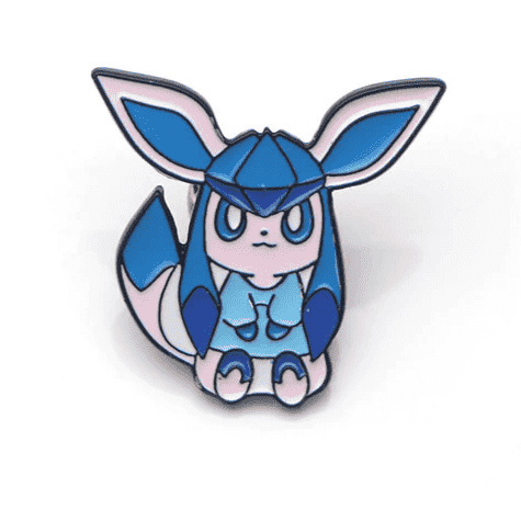 Free Kawaii Glaceon Eevee Evolution Pokemon Enamel Pin Just