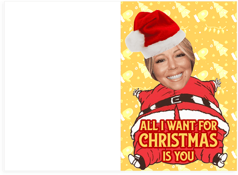 Mariah Carey All I Want For Christmas Is You Christmas Card Plays