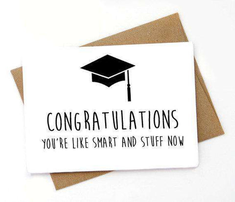 real congratulation a word Cards 2016 Graduation Class Of Unexpected Funny