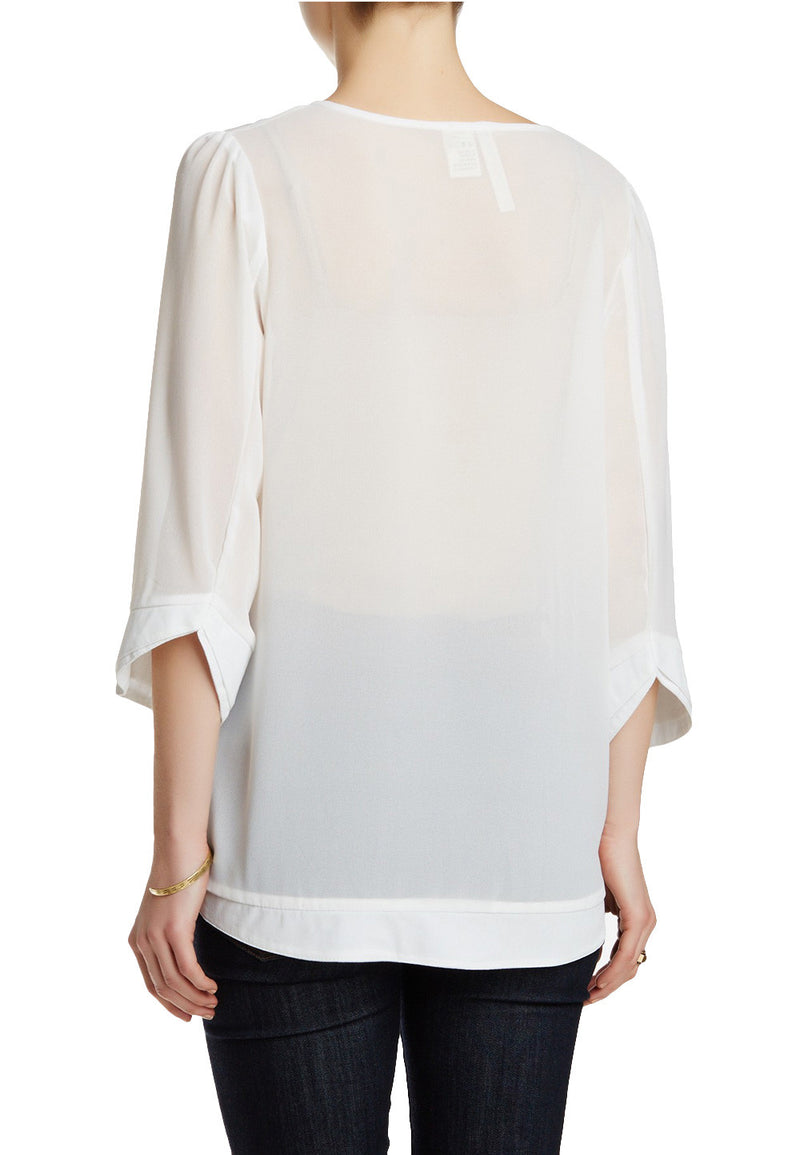 Ivory Embroidered Fashion Blouse – Good Stuff Apparel