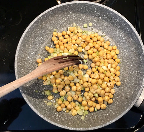 Cooking chickpeas
