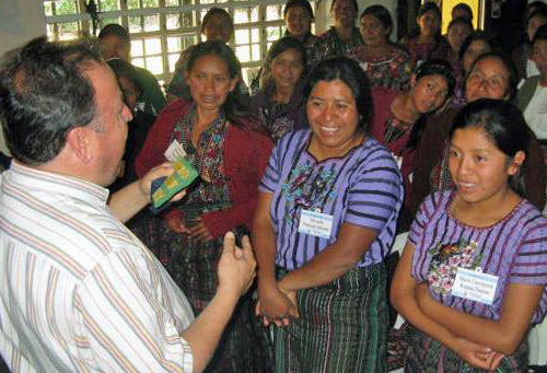 Mayan Hands scholarship meeting