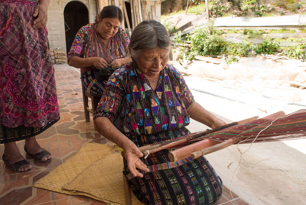 Mayan Hands backstrap weaver