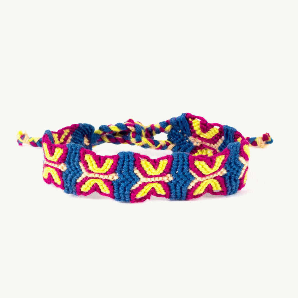 Waves Friendship Bracelet - Mayan Hands