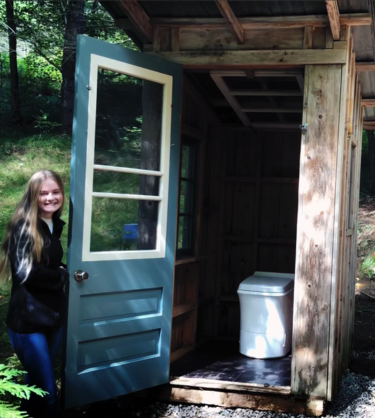 Leah won a toilet upgrade