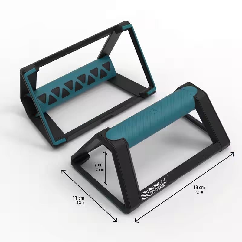 Soportes para flexiones corength 500 azul/negro Push Up Bar - Saldos A Huevo