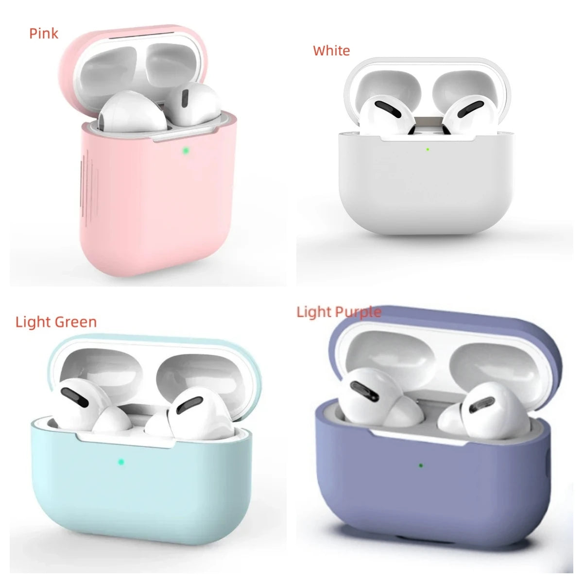 Soft Silicone airpod case For Apple Airpods 1 2 3,airpod pro 2 case Protective Cover R1