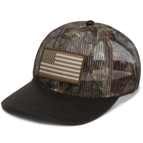 All Mesh Mossy Oak Camo Hunting Flag Cap (Structured) - Paramount