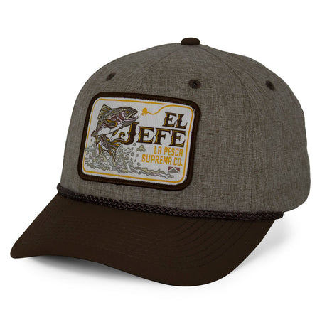 Brown Trout Rope Cap Fly Fishing 5-Panel - Paramount Outdoors