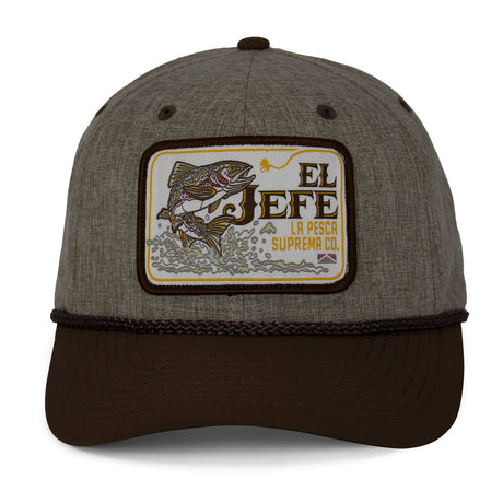 Brown Trout Rope Cap Fly Fishing 5-Panel - Paramount Outdoors