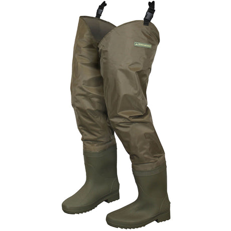 Hip Waders Camo Waterproof Hip Wading Pants, PVC Hunting Boots
