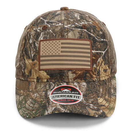 Bayou Full Brim Camo American Flag Boonie Hat (Floats) - Paramount