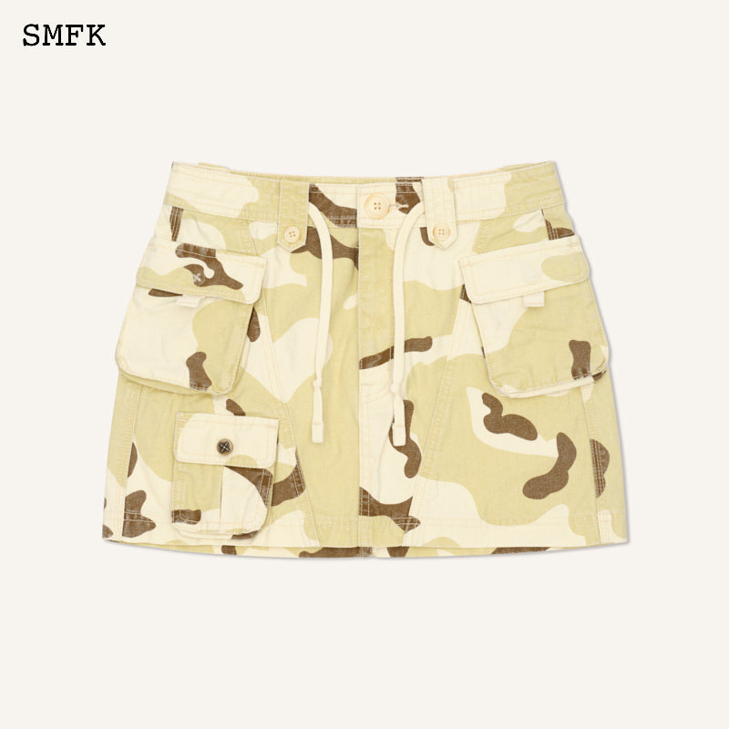 WILDWORLD DESERT CAMOUFLAGE STRAY MINI SKIRT