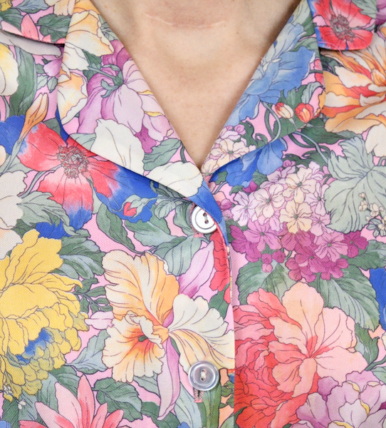 Vintage 70s Floral Dress | 1970s Colorful Flower Print A Line Shirt ...