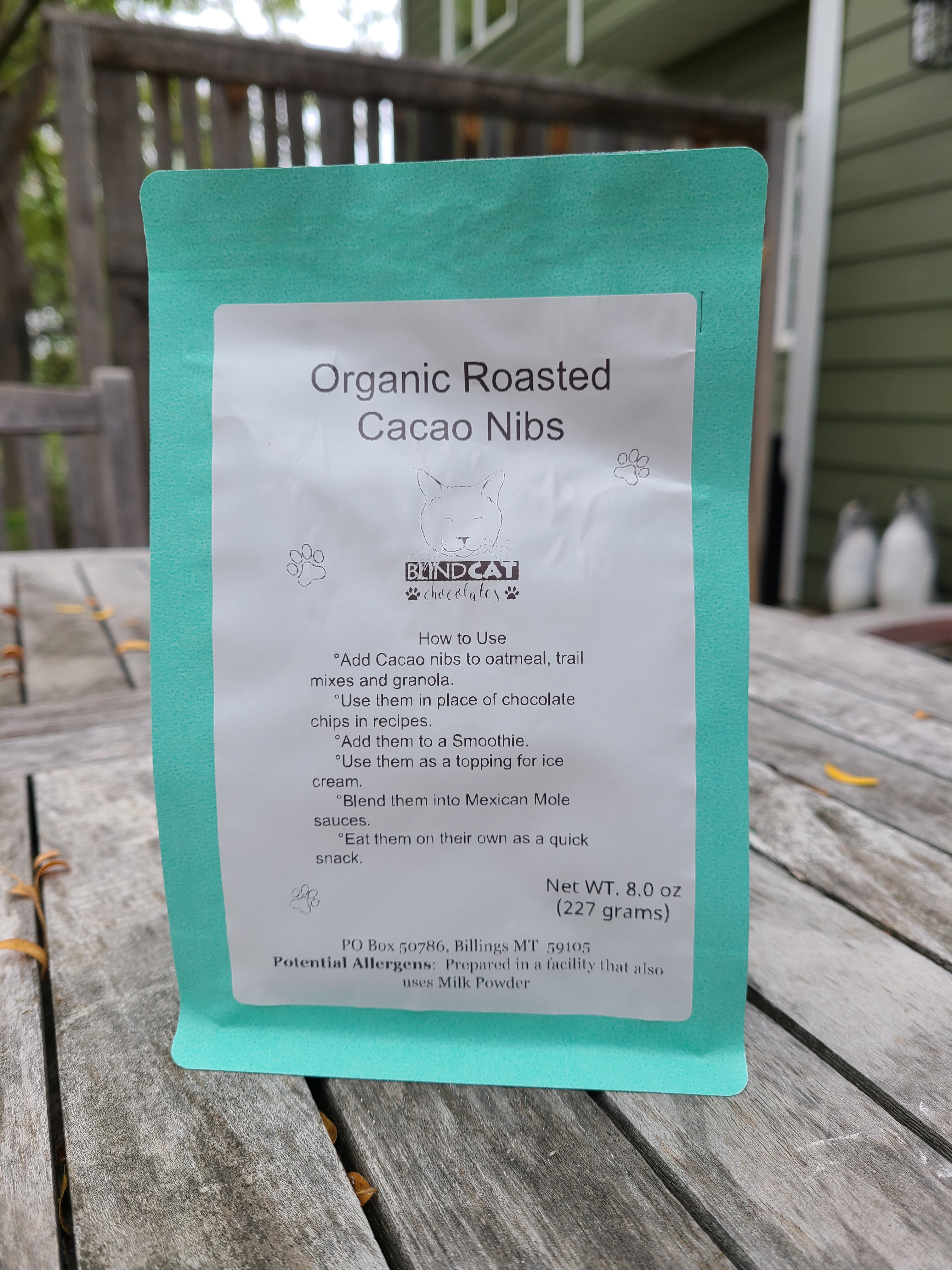 Roasted cacao nibs