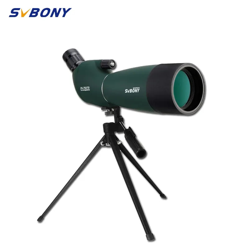 SV28 Telescope Spotting Scope Monoculars Powerful Binoculars Bak4 FMC Waterproof With Tripod Camping