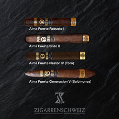Zigarrenformate des Alma Fuerte Blends von Plasencia im Überblick