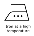Iron at high heat temperature