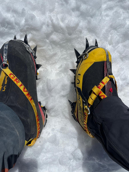 Crampons on Aconcagua