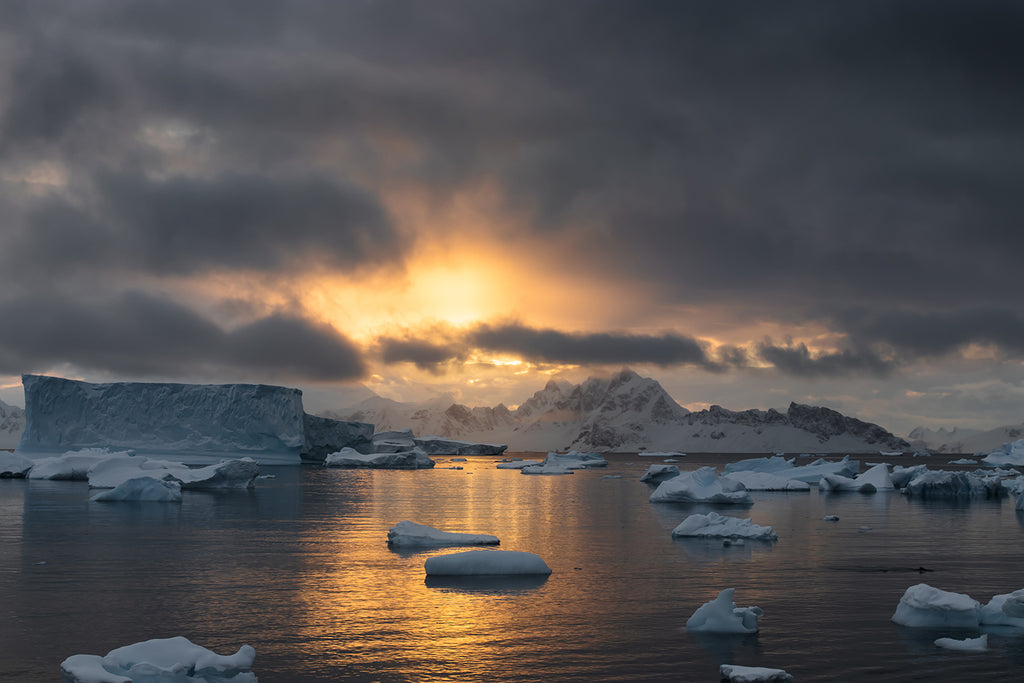 Figure 10 - Sunrise over North Cove, Rothera.