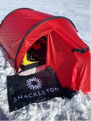 Shackleton Tent And Flag