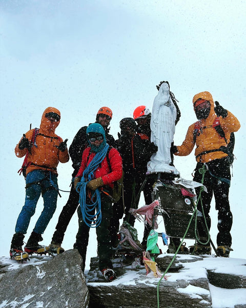 Shackleton Alpine Skills Challenge Guests at the Gran Paradiso Summit