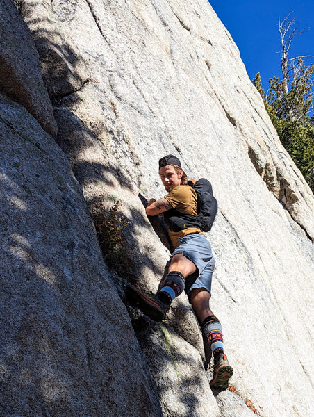 Jacob Valhalla Myers Climbs near his home in Montana.