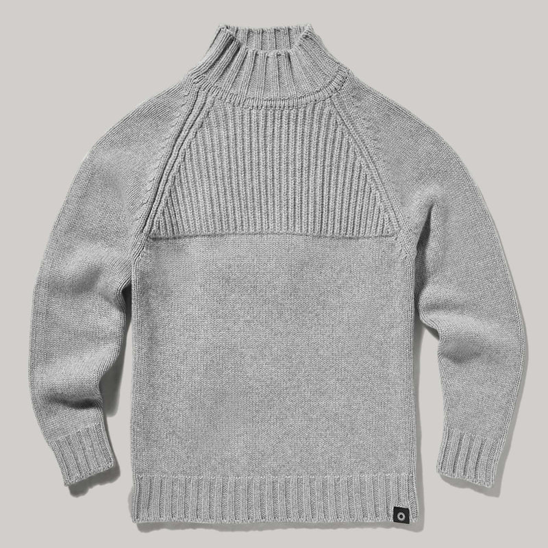 Nimrod Cashmere Funnel Neck Sweater | Wool Sweater – Shackleton