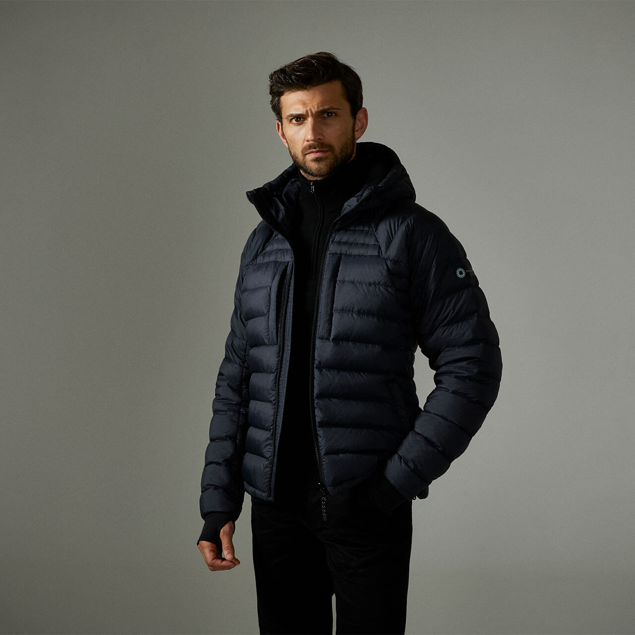 Hooded Down Jacket | Men's Puffer Coat | Shackleton