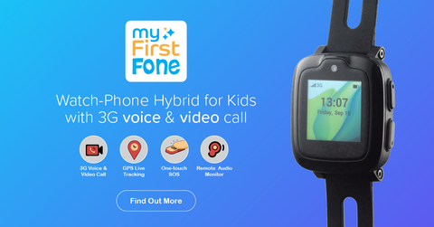 myFirst Fone S2 kickstarter launch 3G watch and smartphone for kids with video and voice calls