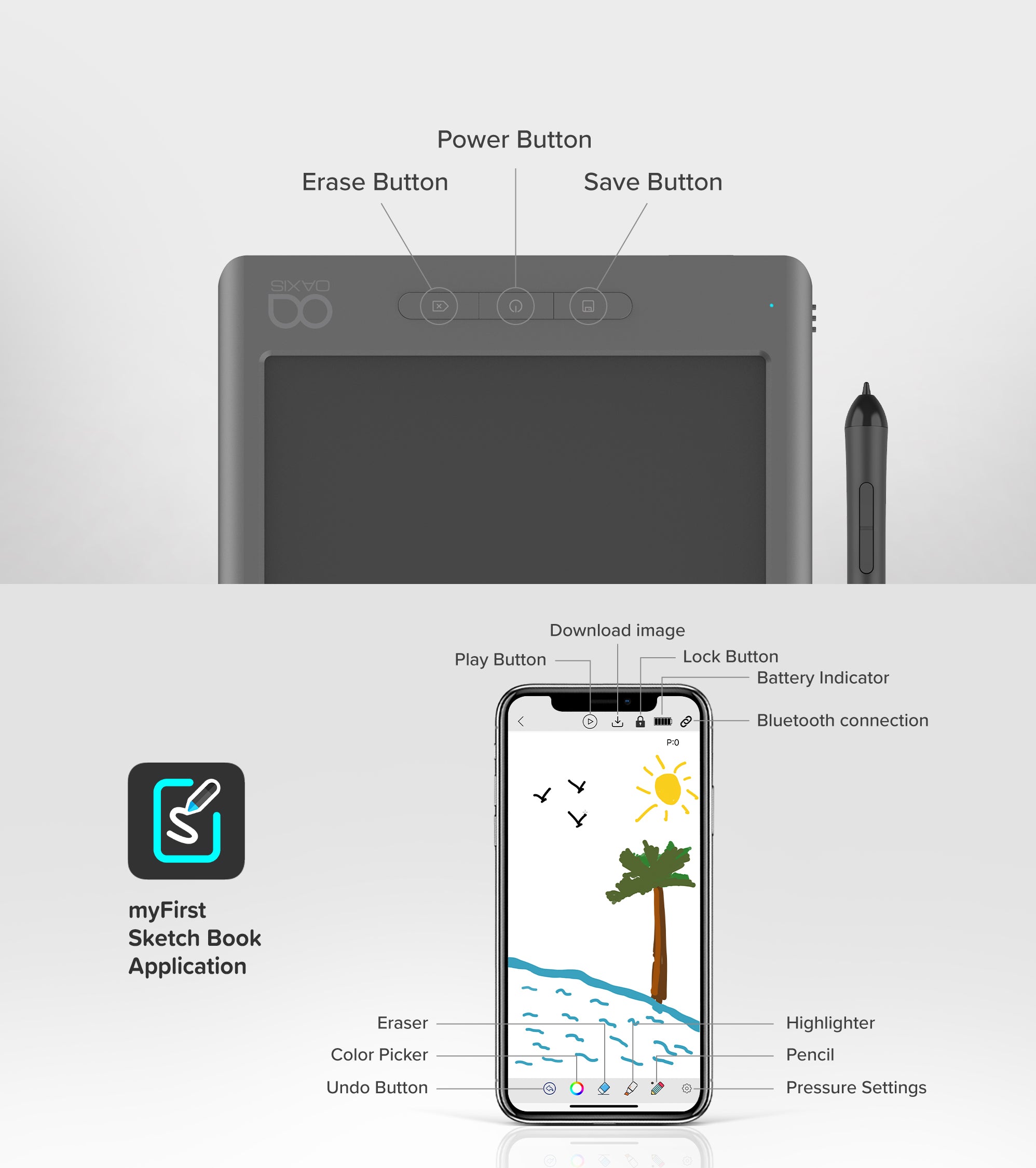 myFirst Sketch Board 21 - With Dual Display (LCD Sketch Board +  Whiteboard) – OAXIS Asia Pte Ltd