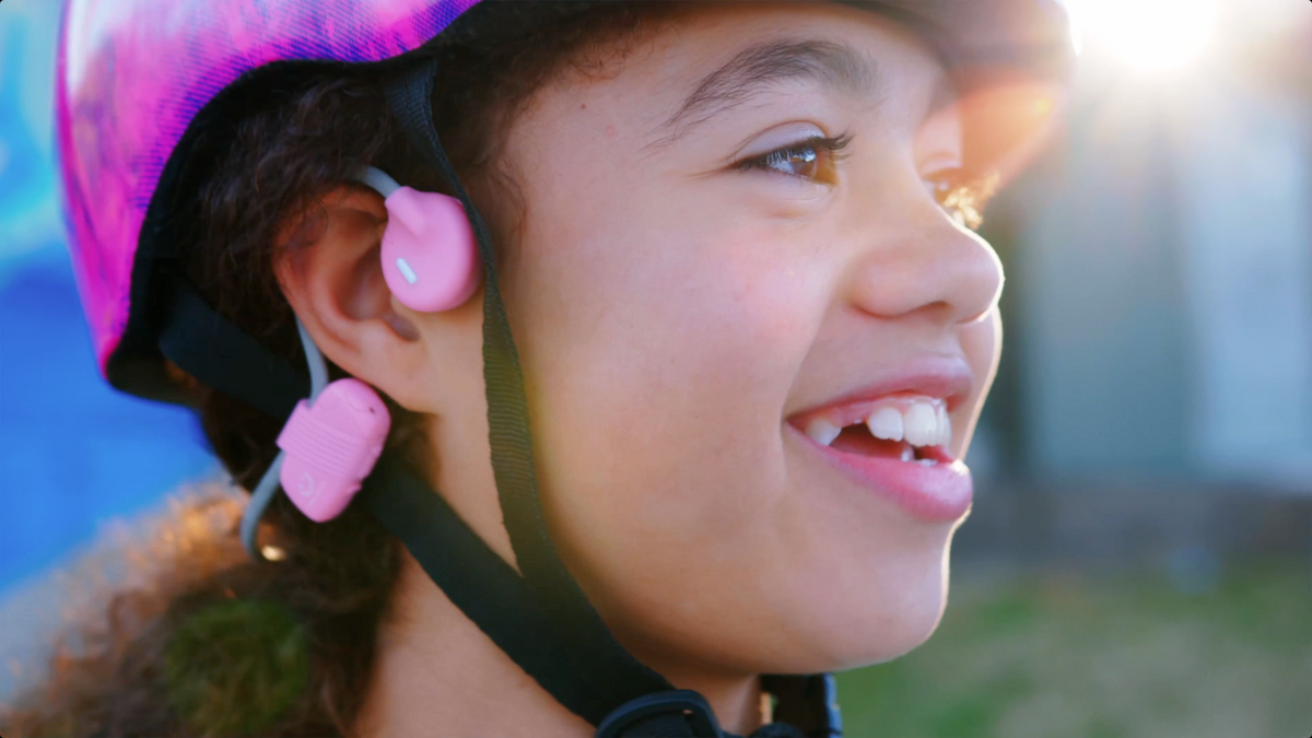 myFirst Headphones BC Wireless Lite - Wireless Bone Conduction Headphones for Kids