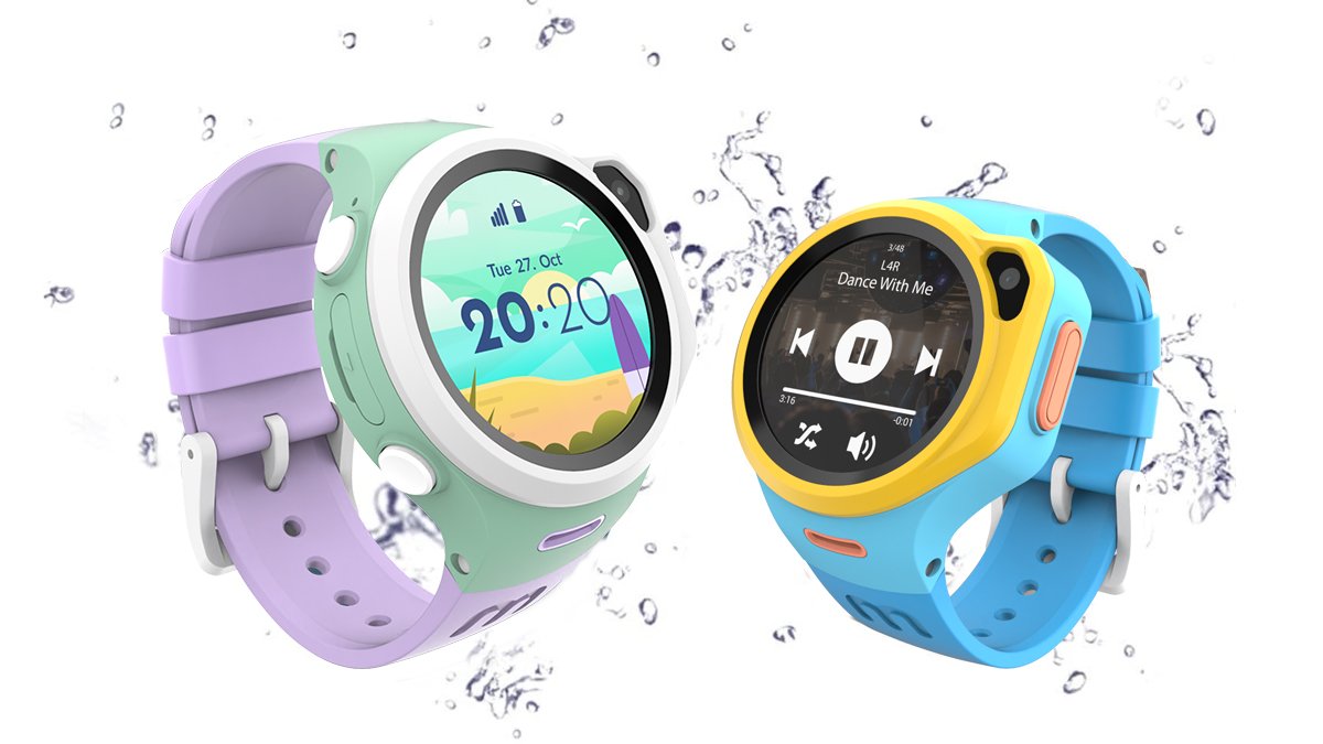 myFirst Fone R1 - Smart watch phone for kids with gps tracker and MP3 Player with IPX7 Waterproof