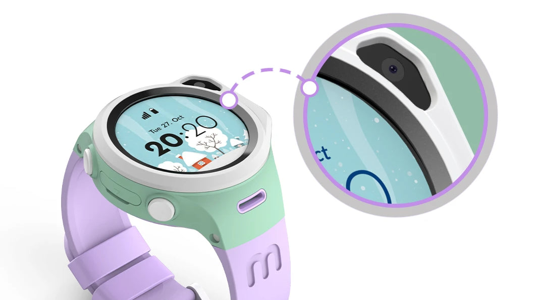 myFirst Fone R1 - Smart watch phone for kids with gps tracker and MP3 Player with Elevated Edge Design
