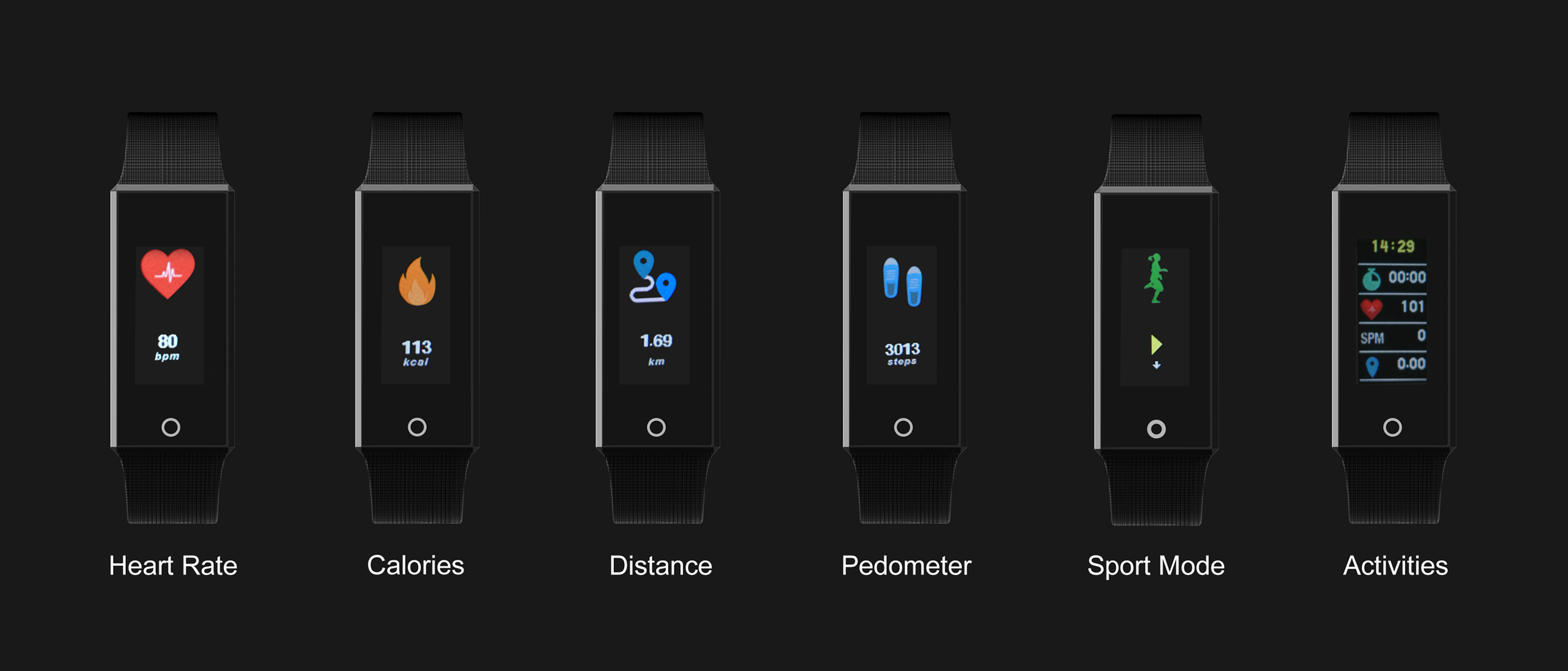 Omniband HR fitness trackers from OAXIS