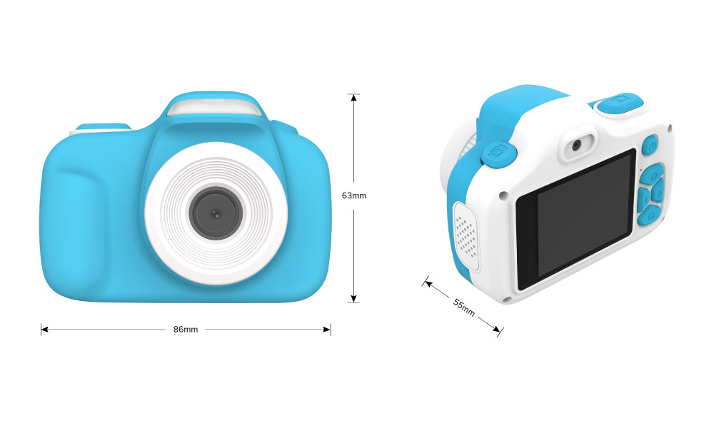 myFirst Camera 3 Size - 16MP Mini Camera for kids with selfie lens